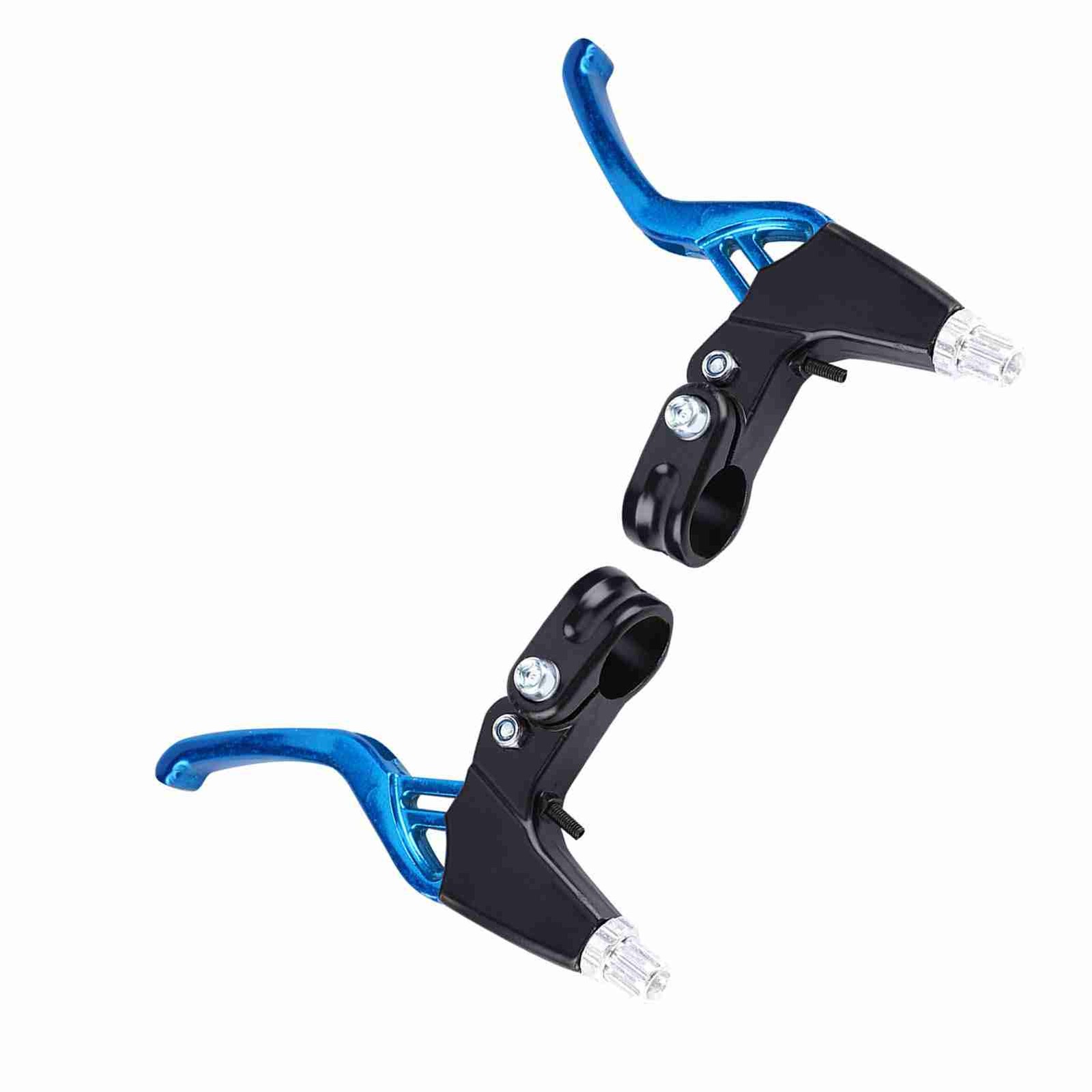 (Blue) 1Pair Alloy Brake Levers Lightweight Durable For Mountain Bikes Excellent
