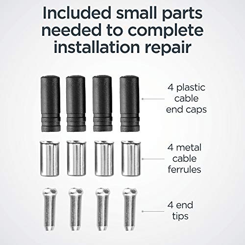 Bike Brake and Derailleur Cable Repair Set , Black