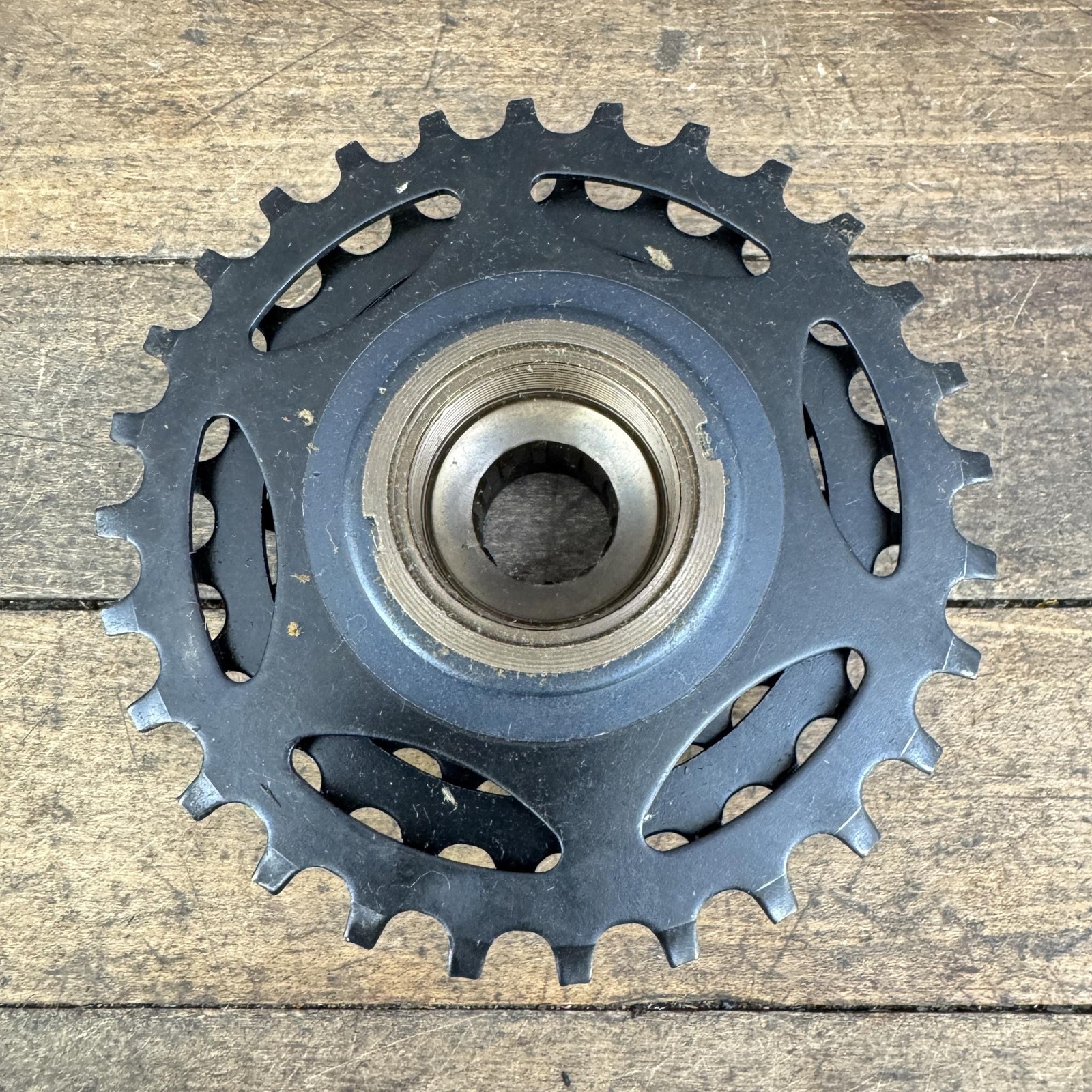 Vintage Shimano Front Freewheel 5 Speed NOS FF 14-28T 28T Black Steel Japan