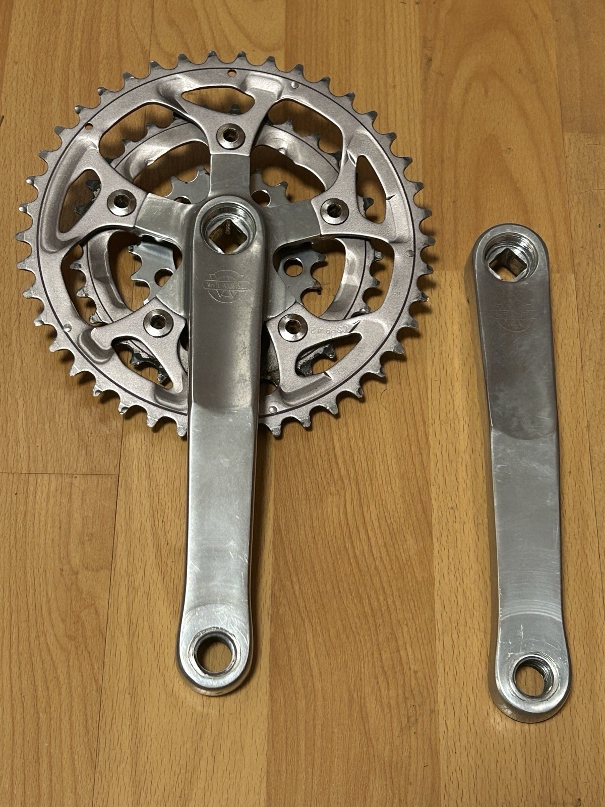 Vintage White Industries by Sugino Crankset Square Taper Cranks 175mm 94/58 BCD