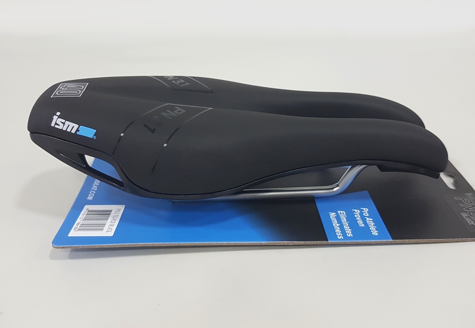 ISM PN 3.1 120x255mm Chromoly Rail 40-Series Foam Padding Bicycle Saddle (Black)