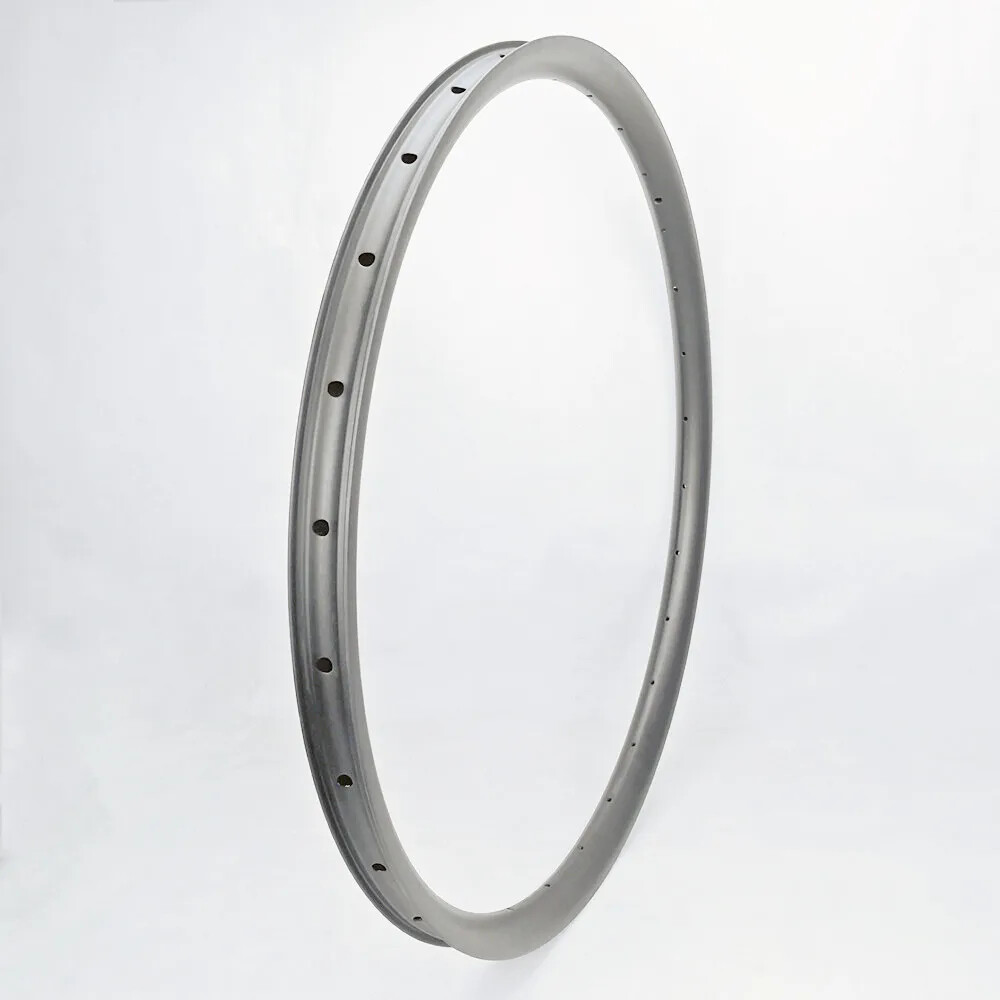 30*24mm 29er XC MTB Bicycle Carbon Rim UD Matte 28 Holes Asymmetric Disc Brake