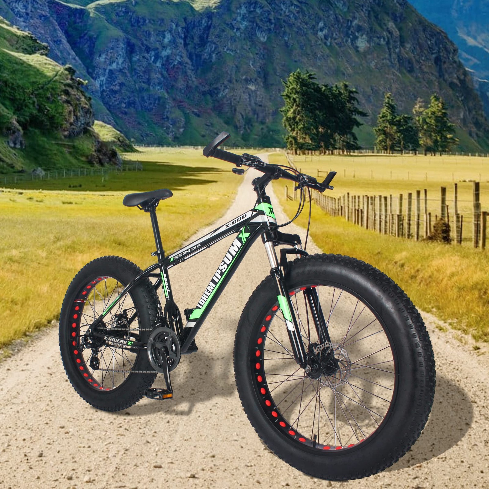 Fat Bike Tire 20″x3″ Compatible Replacement Bicycle Tire for Mountain Snow an…