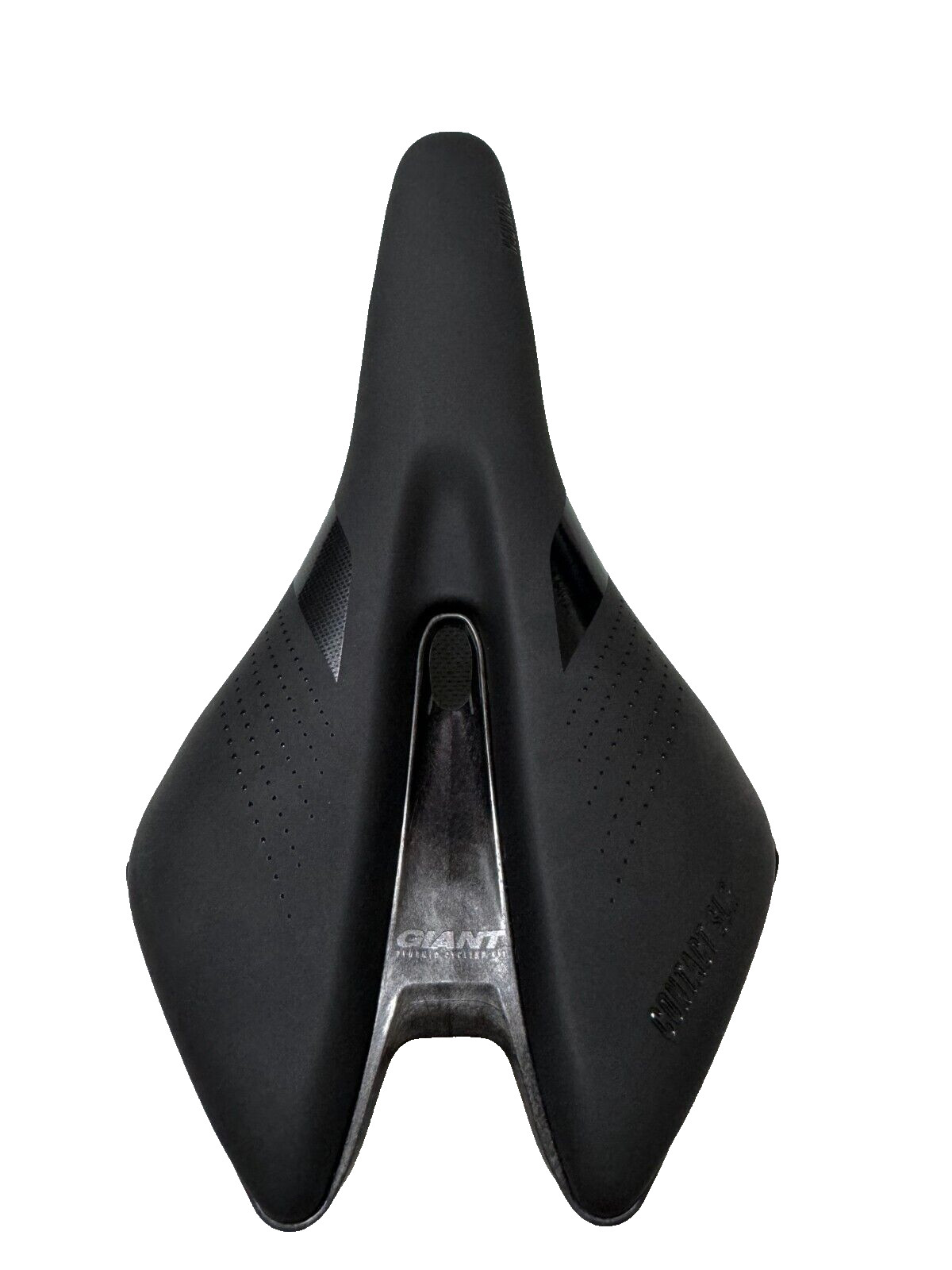 Giantt Contact SLR Neutral Bicycle Bike Saddle Black/Black Carbon Rails