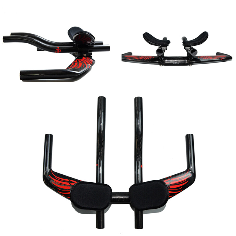 Carbon Fiber Bicycle Handlebar Rest Road Bike Bullhorn Bar Aerobar 400/420/440mm