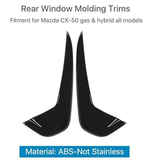 for Mazda CX50 2023-2026 Exterior Sporty Accessories, ABS Glossy Gloss Black