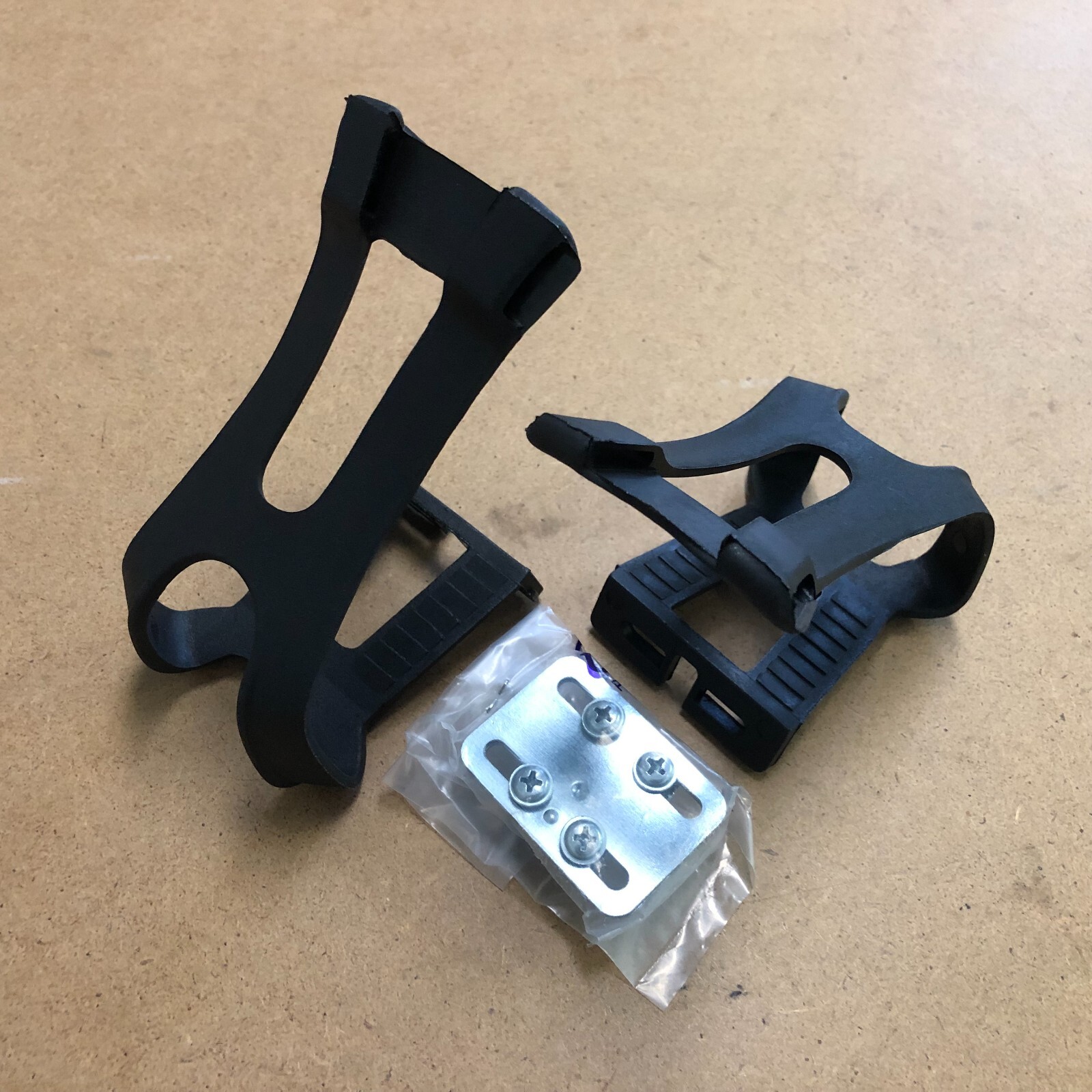 New VP Components Nylon Bicycle Pedal Toe Clips VP-792 Black Size Large