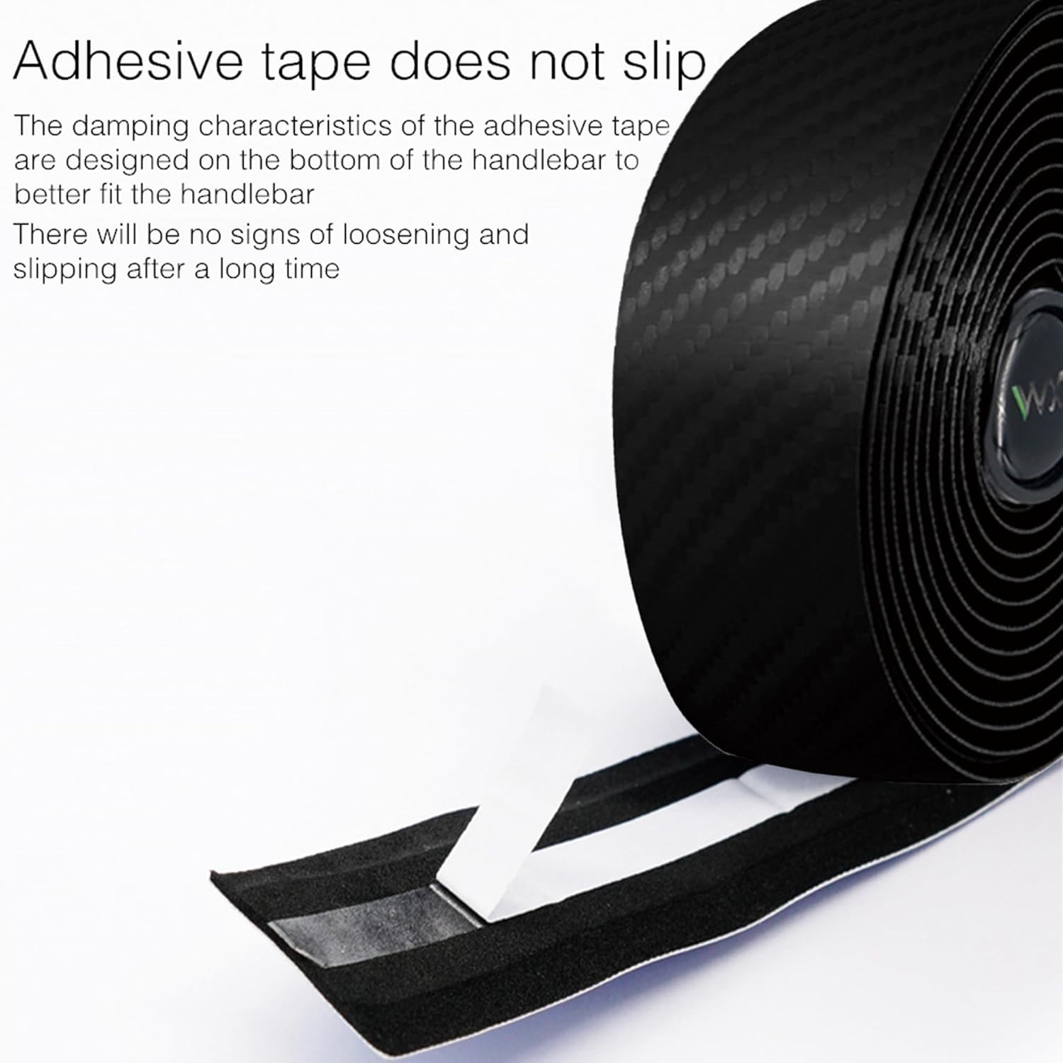 Bicycle Handlebar Tape, Carbon Fiber PU&EVA Road Bike Bar Tape Non-Slip Cycli…
