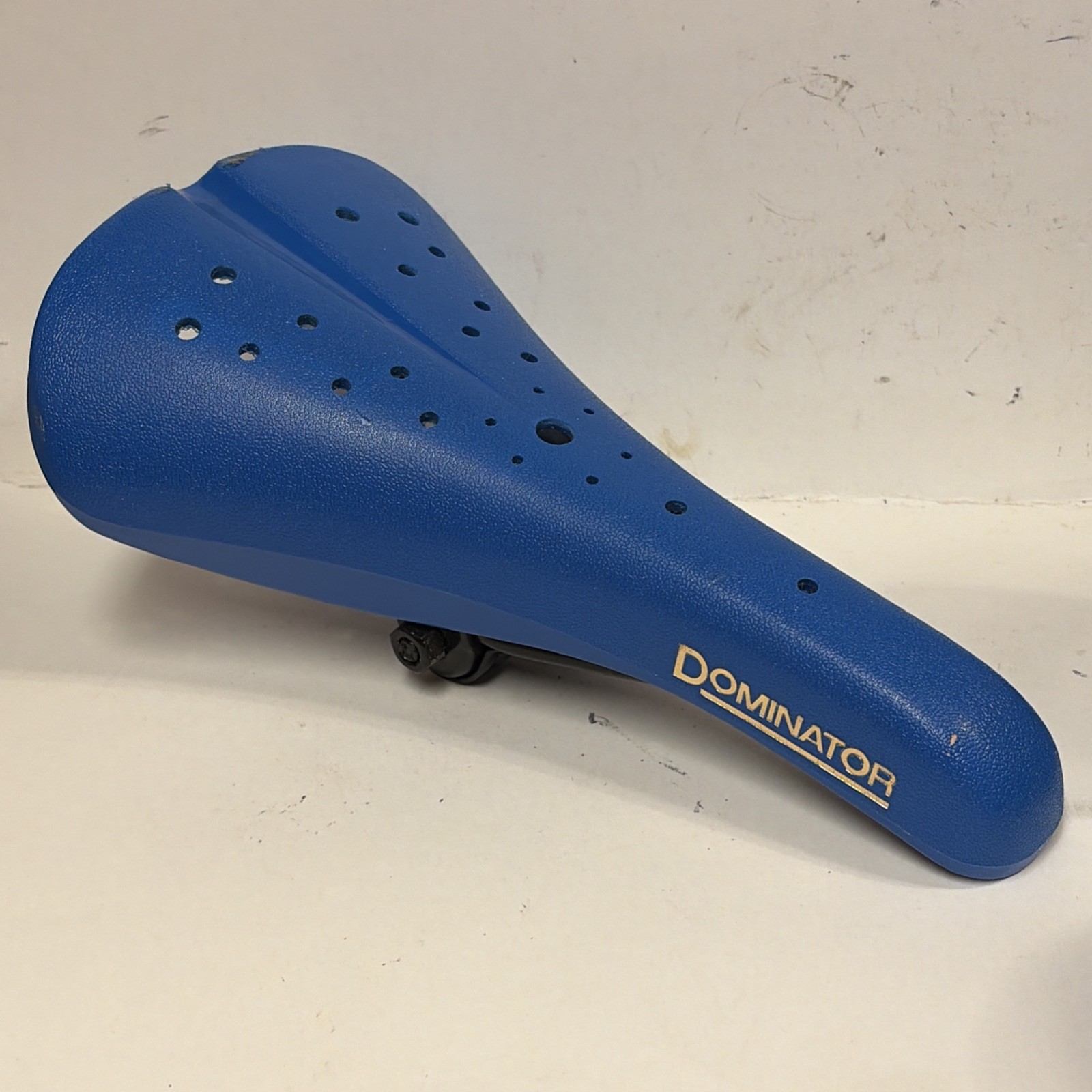 BLUE Viscount Dominator BMX Bicycle Seat Old School Hard Shell saddle A74
