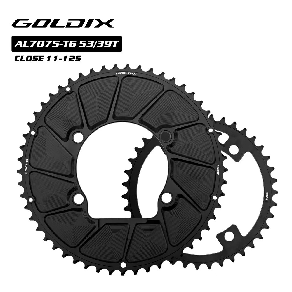 GOLDIX 110BCD 2X Double Chainring 9-12S Road Bike 7075 Aluminum for Shimano