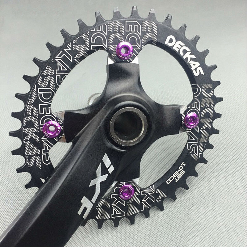US 4/5PCS Single/Double/Triple Speed 6.5/8.5mm MTB Bike Chainring Bolts Screws