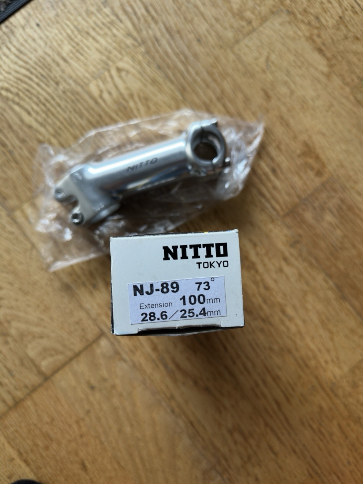 Nitto NJ-89 NJS 100mm 25.4mm Stem Stem Track Pista Track Bike