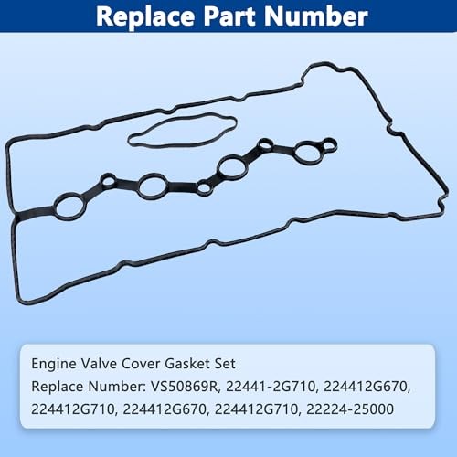 VS50869R Engine Valve Cover Gasket Set Kit for 2010-2016 Hyundai Kia Santa Fe