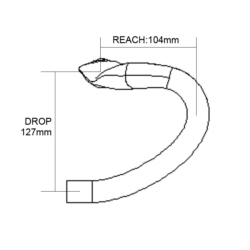 Carbon Fiber Road Bike Handlebar 31.8 Bicycle Racing Drop Bar 400/420/440mm