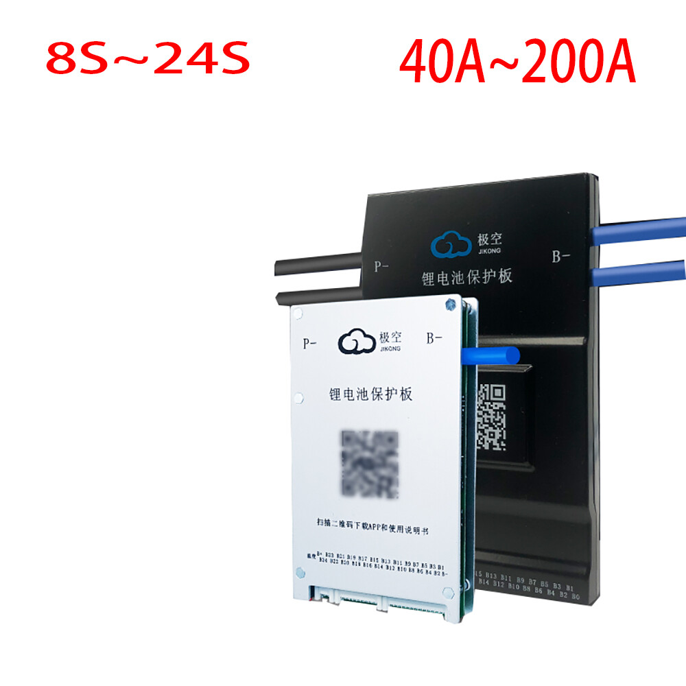 JK Smart 8S~24S 40A 80A 100A 150A 200A Li-ion Lipo LiFePo4 Protection Board BMS