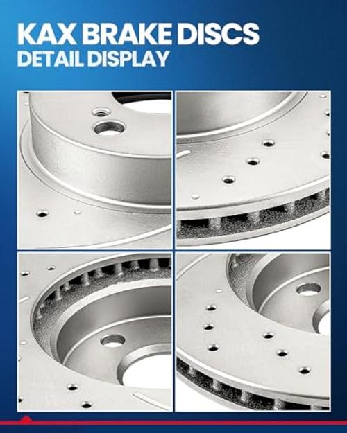 Brake Kit Front and Rear for 31584+31603+D1543+D1544 – Drilled&Slotted