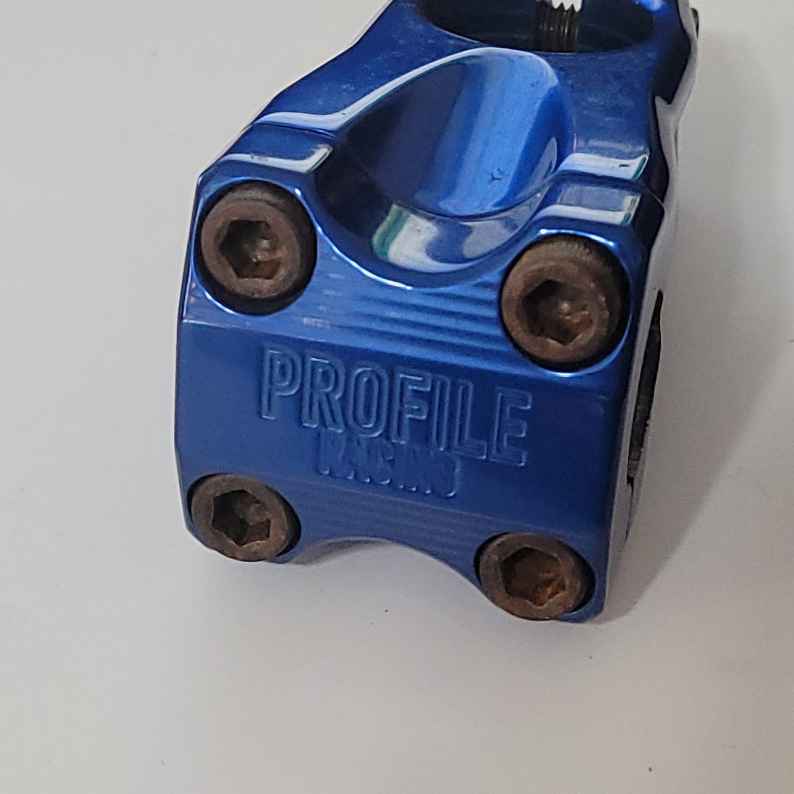 Blue profile front load stem neck 1 1/8 threadless 48mm BMX Bike used