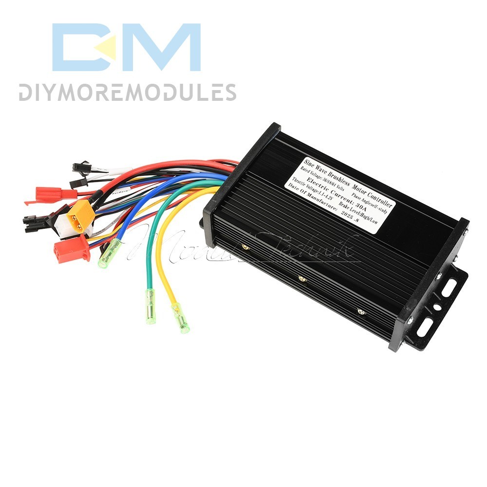 36V48V64V 30A Sine Wave Brushless Motor Controller 750-1500W Driver S866 LCD