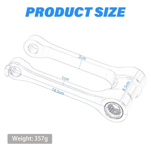 WR250F/YZ450F Lowering Link -1.18″ Rear Drop Link Compatible With WR 250F Black