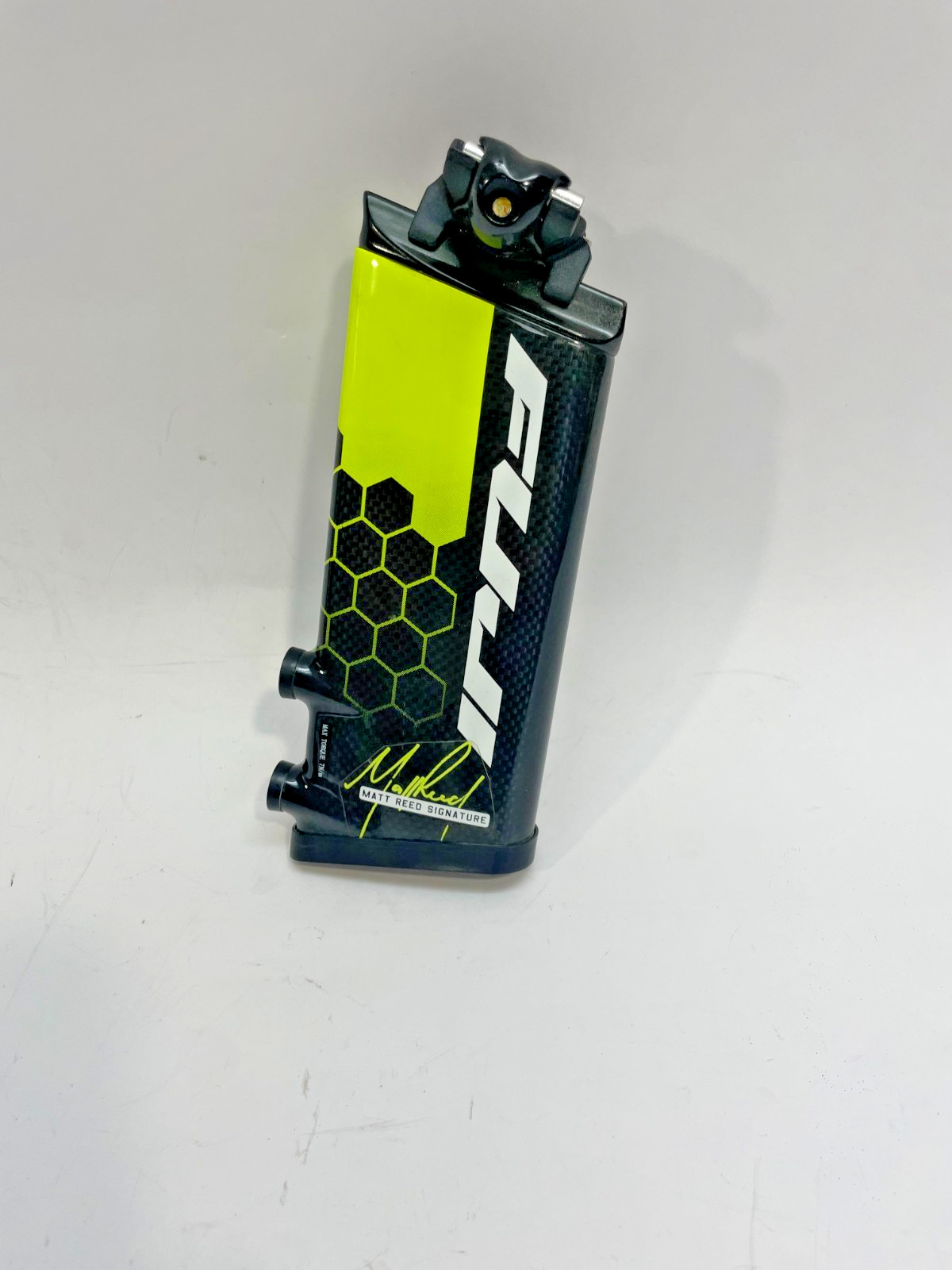 Fuji D6 Aero Carbon seatpost Size Large 200mm Long Black & Neon #2