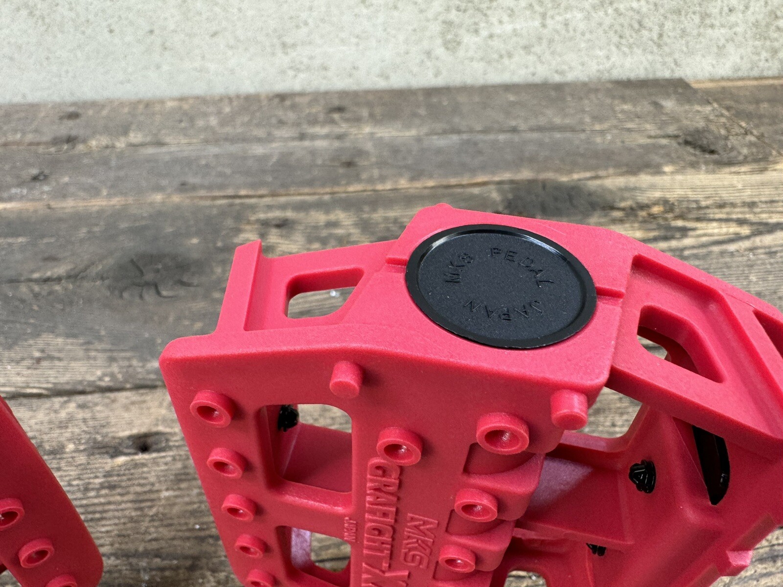 mks grafight pedals 9/16 Red Unused XX Bmx
