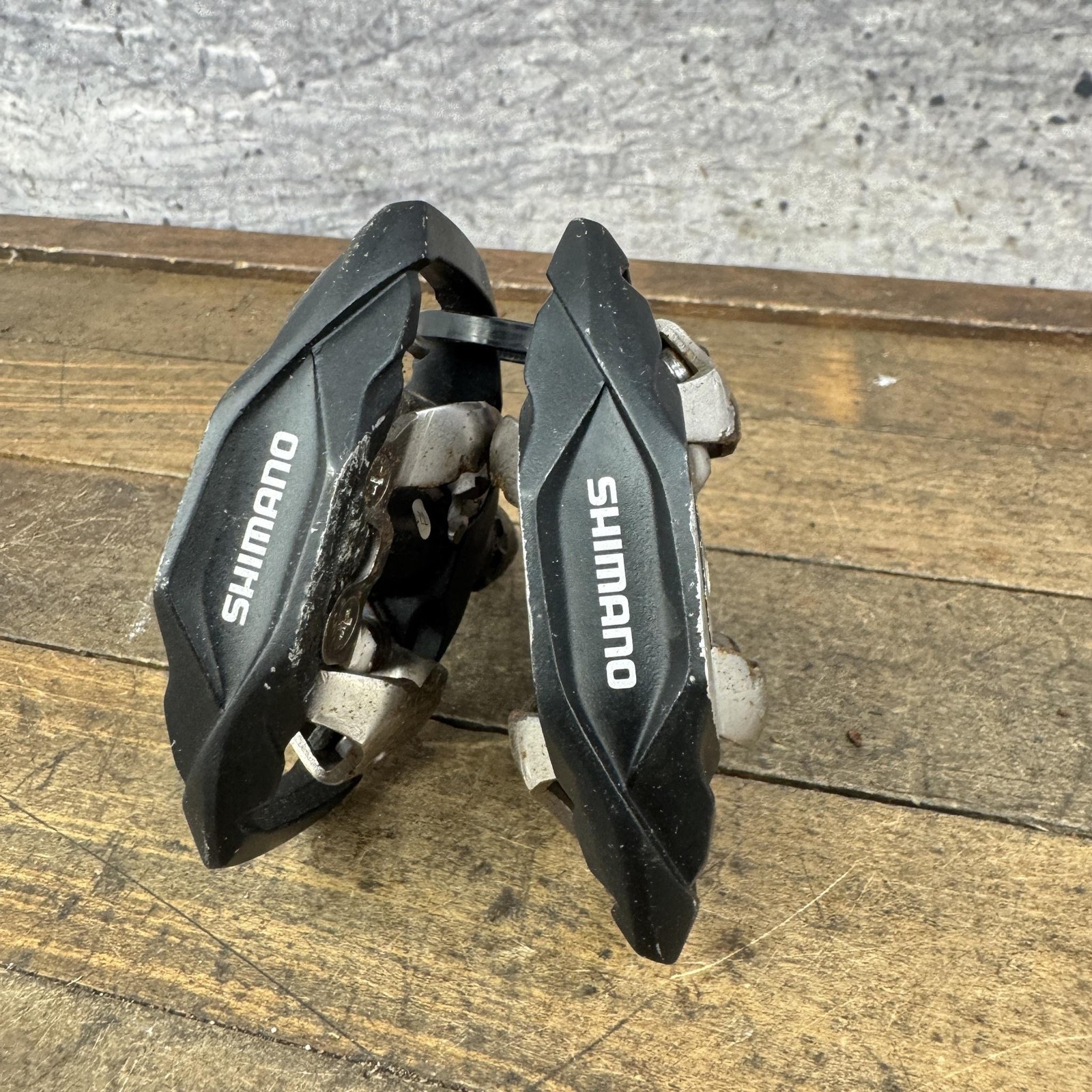 Shimano SPD PD-M530 Clipless Bike Pedals 9/16 Black Pair 450g MTB Gravel