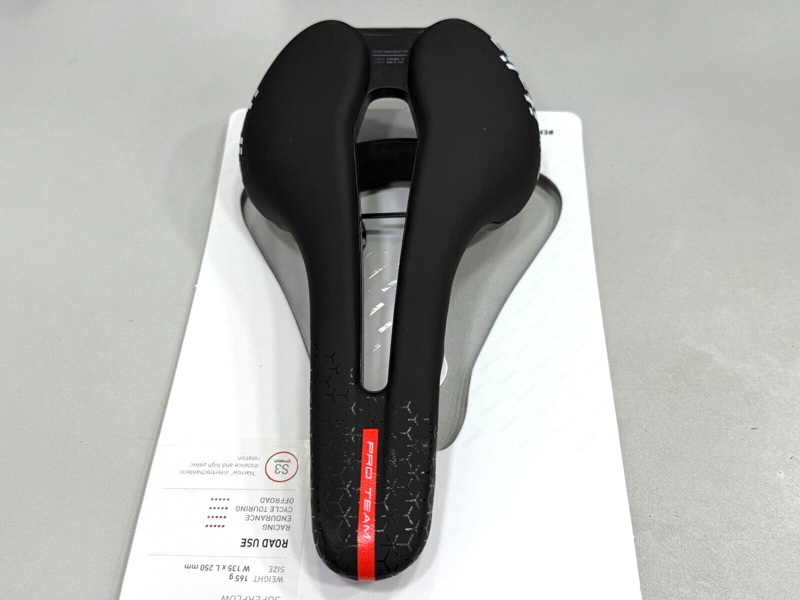 Selle Italia Flite Boost Kit Proteam 6.1 Superflow Carbon S3 135 x 250mm Saddle