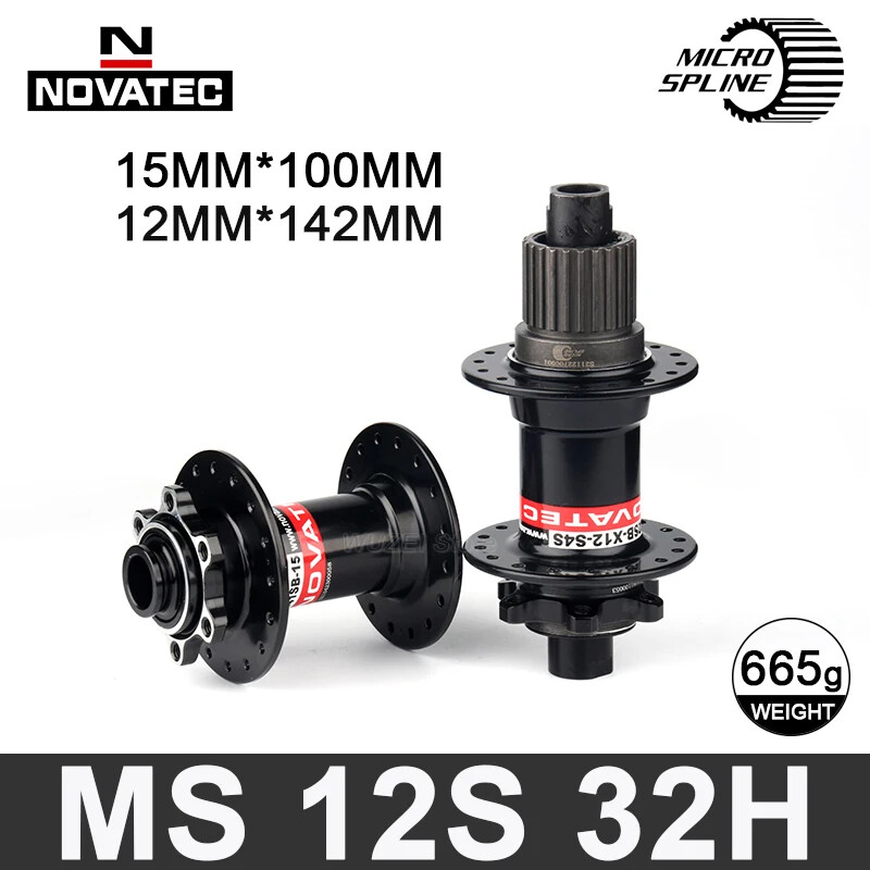 32 Holes Mtb Bicycle Hub Axle Boost Front 2 Rear 6 Bearings Bicycle Hub