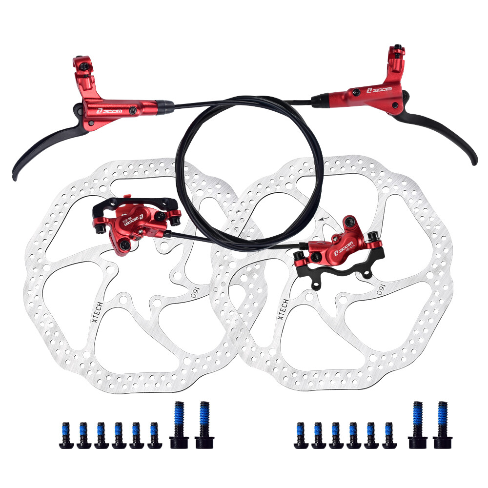 MTB 4 Piston Hydraulic Disc Brake 800mm/1400mm Mountain Bike Oil Pressure Brake