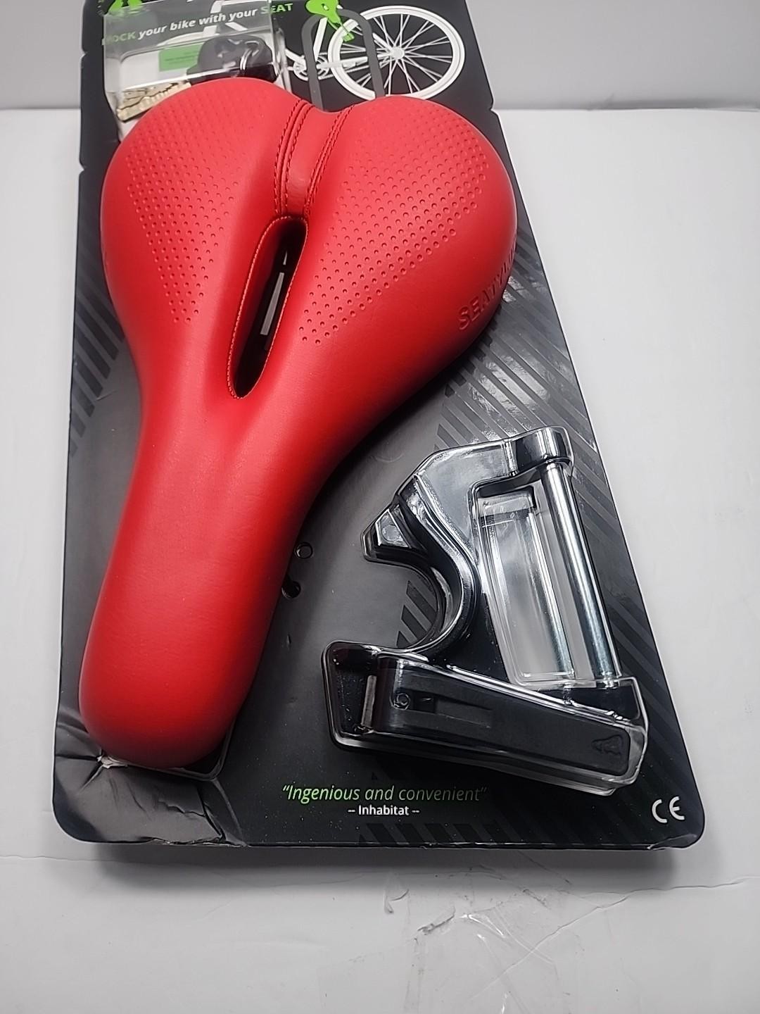 SeatyLock Hybrid Saddle Bike Lock – Multi Patent 2 in 1 Locking Bike