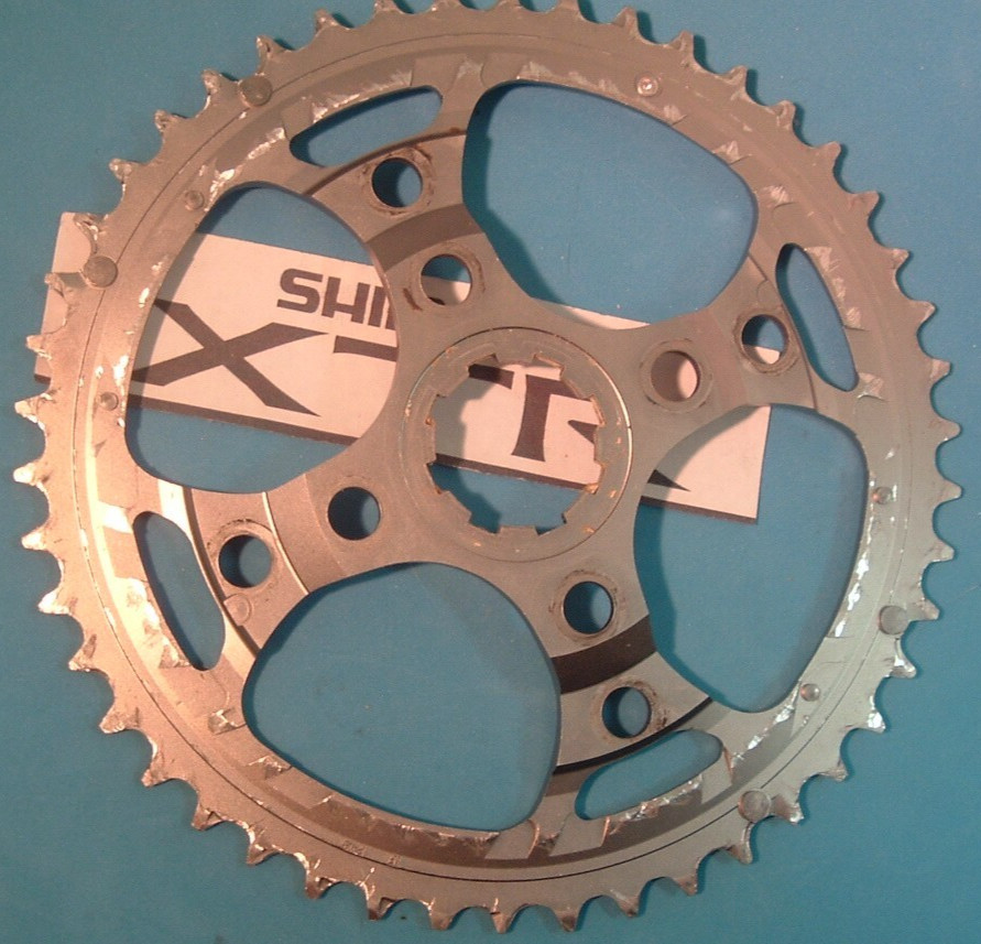 Shimano XTR M952 P-46T x 112BCD MTB Alloy Chainring- 3×8/9-Speed- ’00 -VGC-