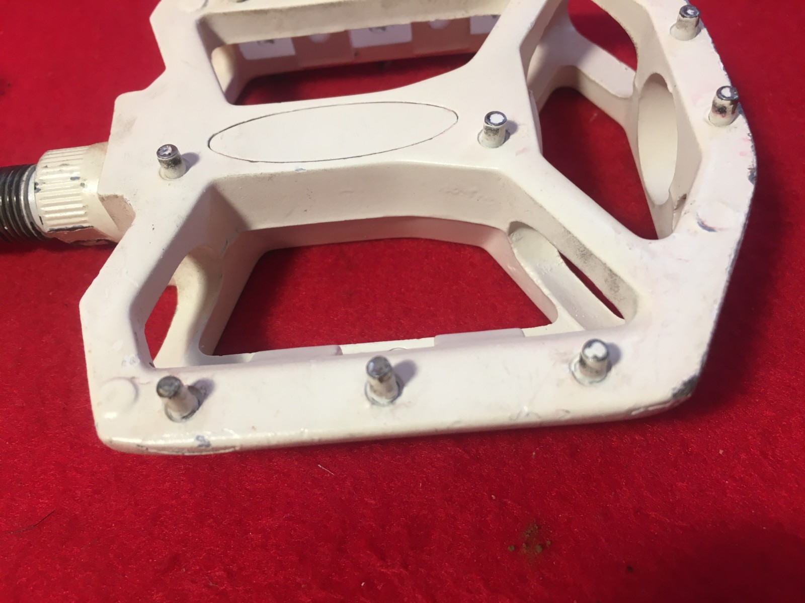 BMX/MTB Wellgo White LU-8A Alloy Pedal Set Fits SE Bikes Big Ripper