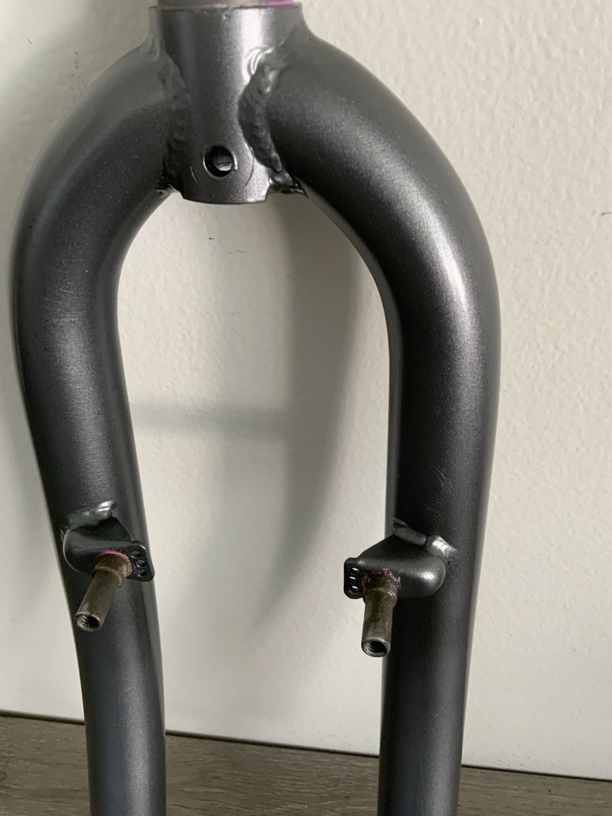 STEEL FORK 26 INCH 1 1/8 INCH THREADED 167 MM STEERER 1.2 KGS