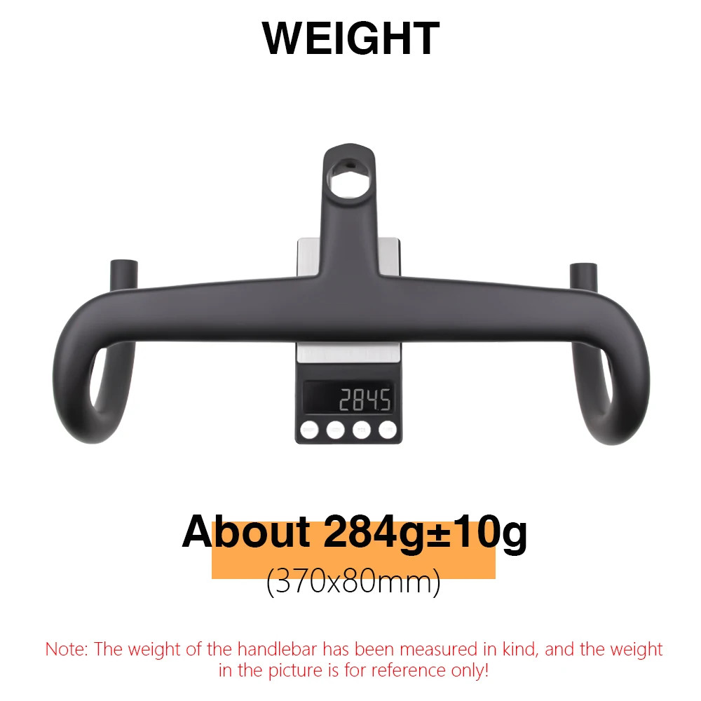 Aero Integrated Carbon Road Bicycle Handlebar 370mm-430mm for V5rs/V4rs/C68