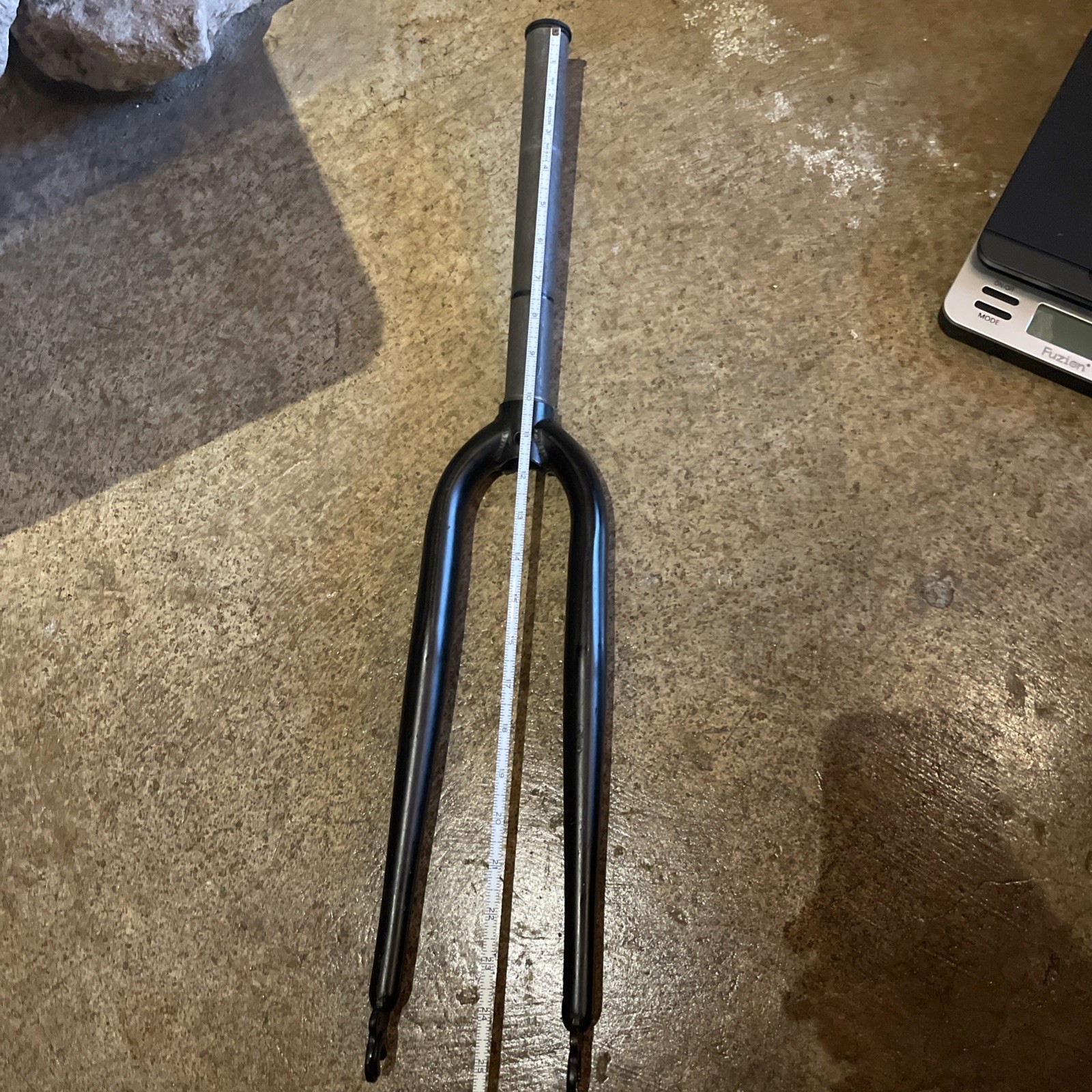 Eighth Inch Scrambler OEM Chromoly Steel 700c Front Fork 1-1/8 Inch Unthreaded