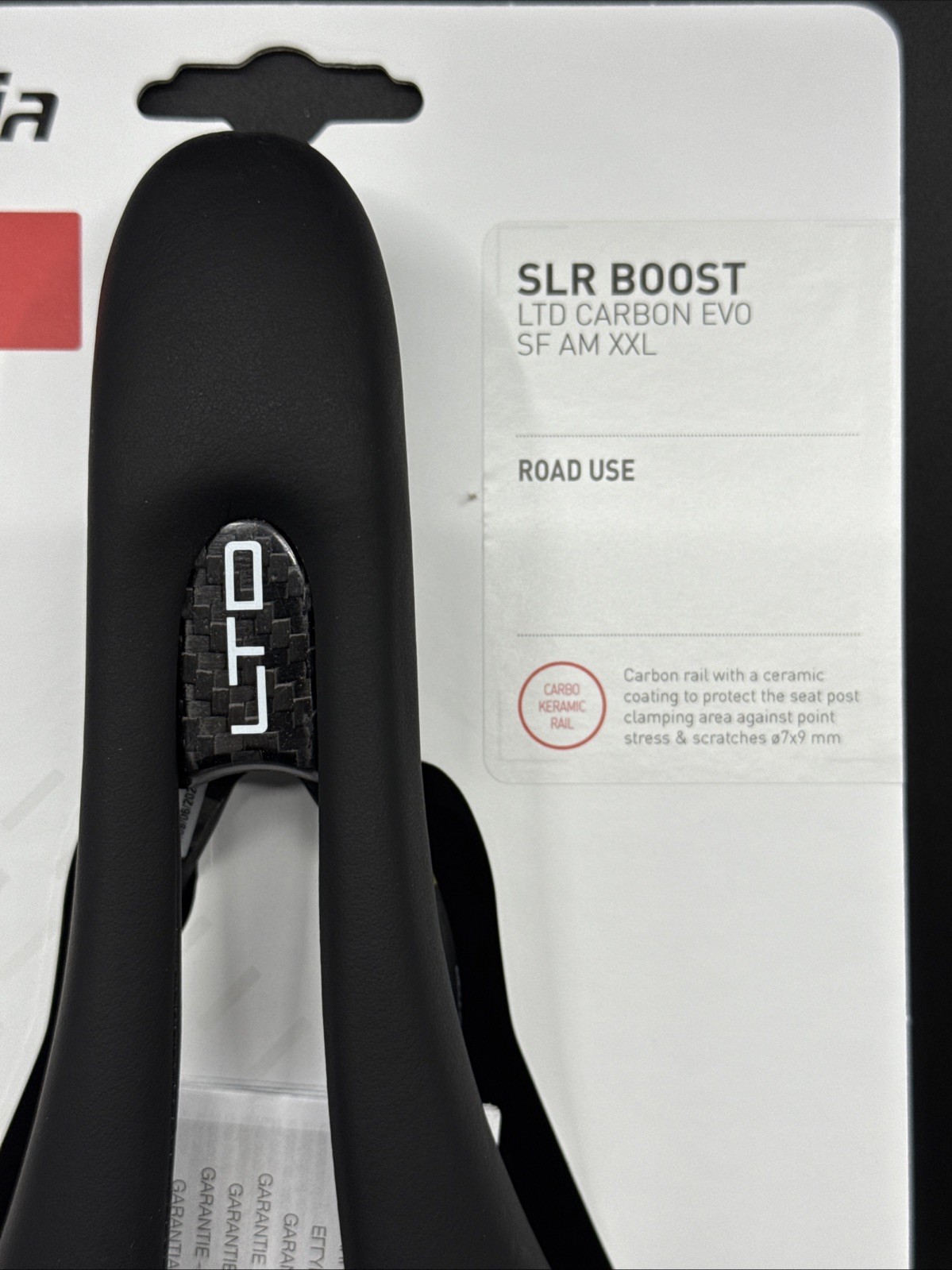 Selle Italia SLR BOOST Limited Carbon Evo SuperFlow 275mm x 145mm CarboKeramic