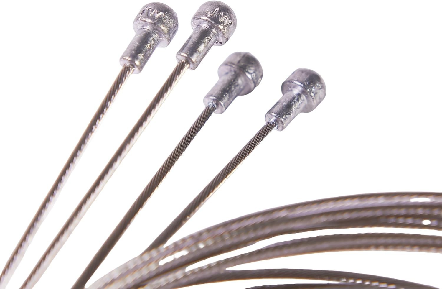 4 Pcs Road Bike Brake Cables,Stainless Steel Bike Brake Inner Cables,Universal R