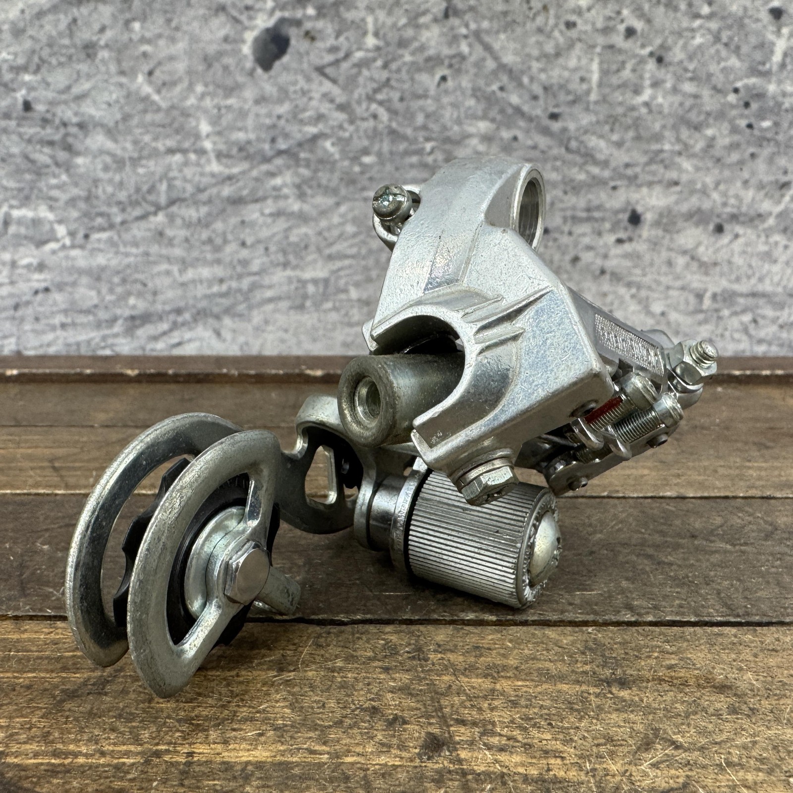 Vintage SunTour Mighty Click Rear Derailleur Long Cage Parts No Bolt