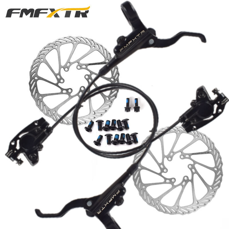 FMFX Hydraulic Disc Brake set (Front Rear 160mm) Rotors and adaptive hardware