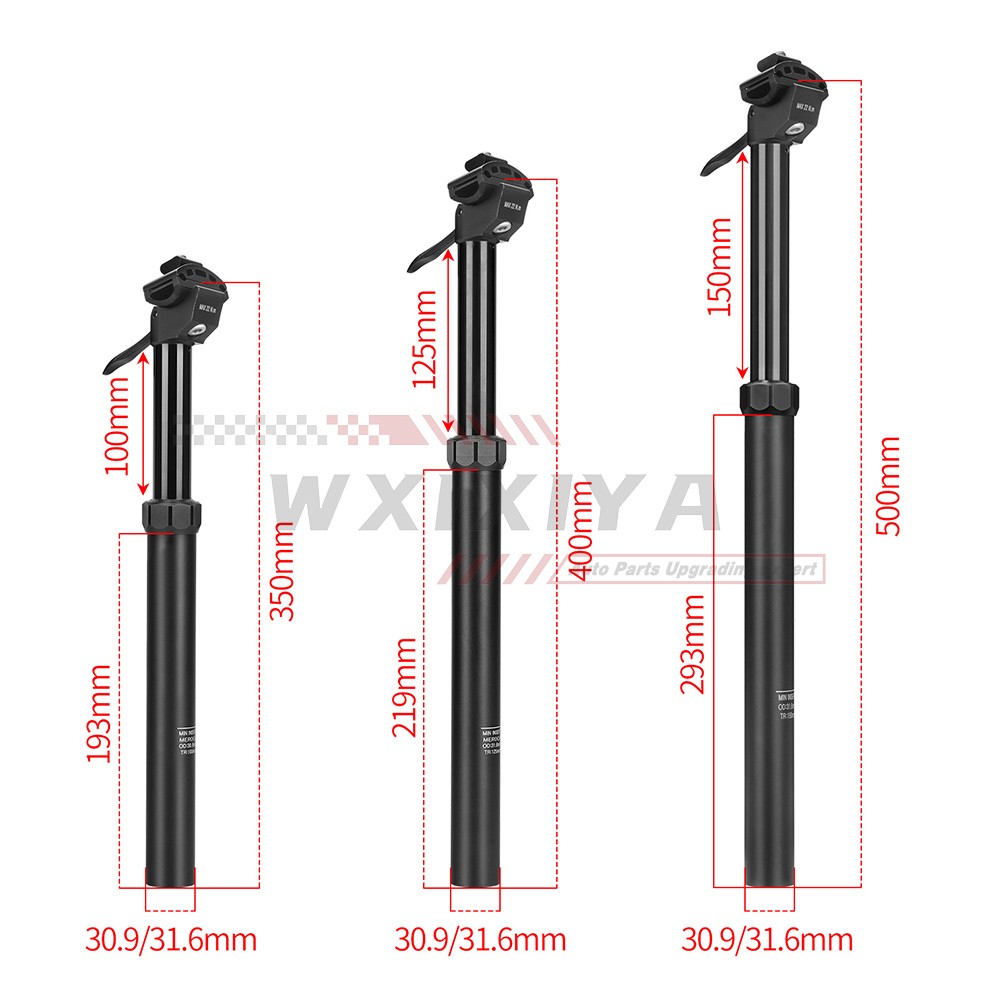 Bike Seatpost 30.9/31.6mm Seat Post Height Adjustable Mountain Bicycle Dropper