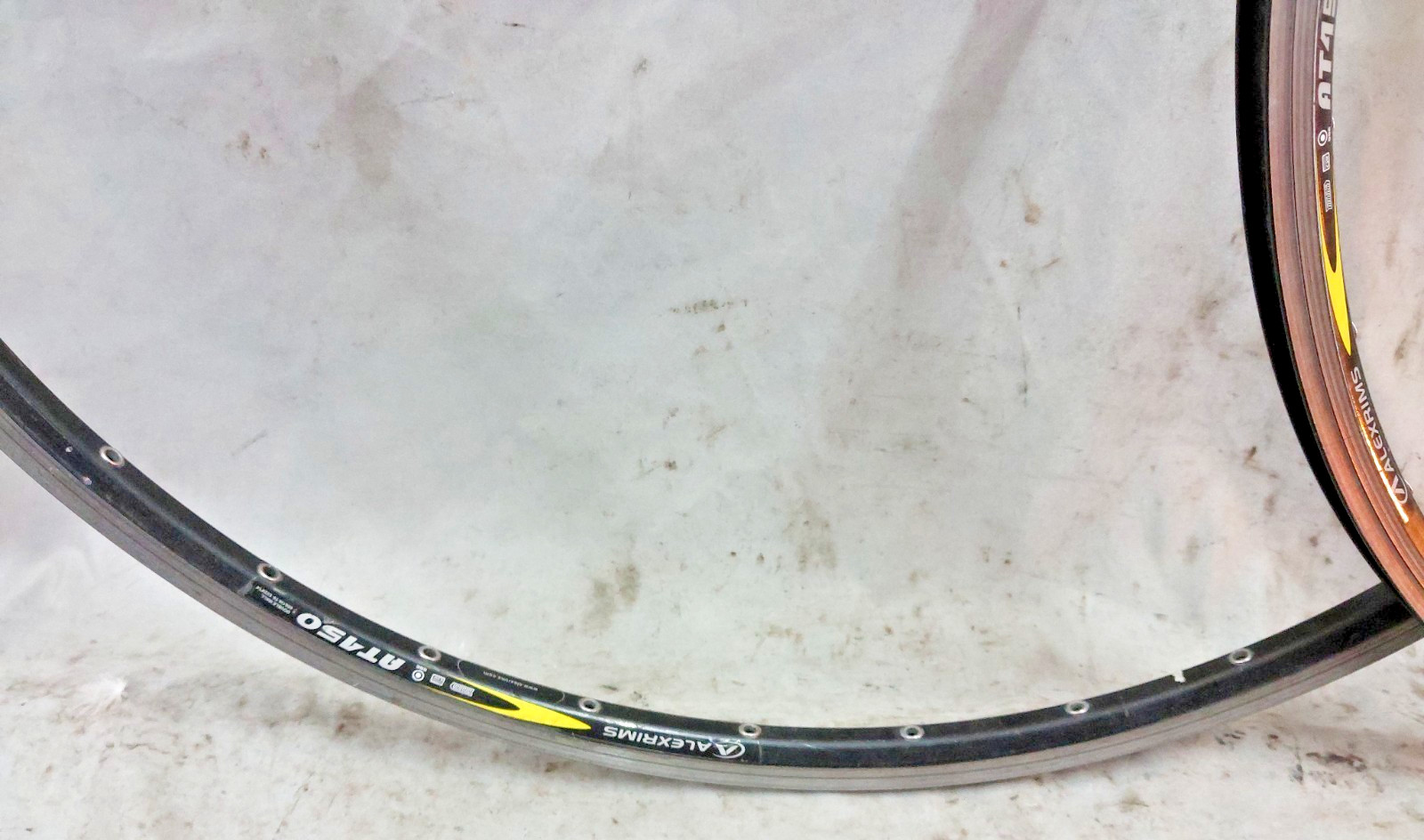 Alexrims AT450 700c Racing Road Bike Rim Set 32S Disc 622ISO Doublewalled Cafe ~