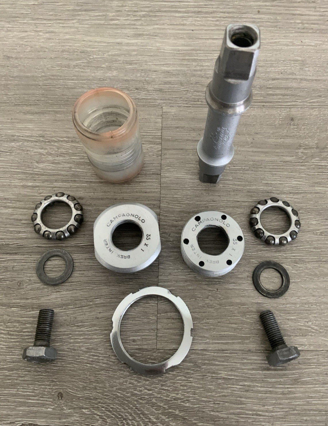 CAMPAGNOLO RECORD BOTTOM BRACKET 68-112 MM FRENCH THREADING