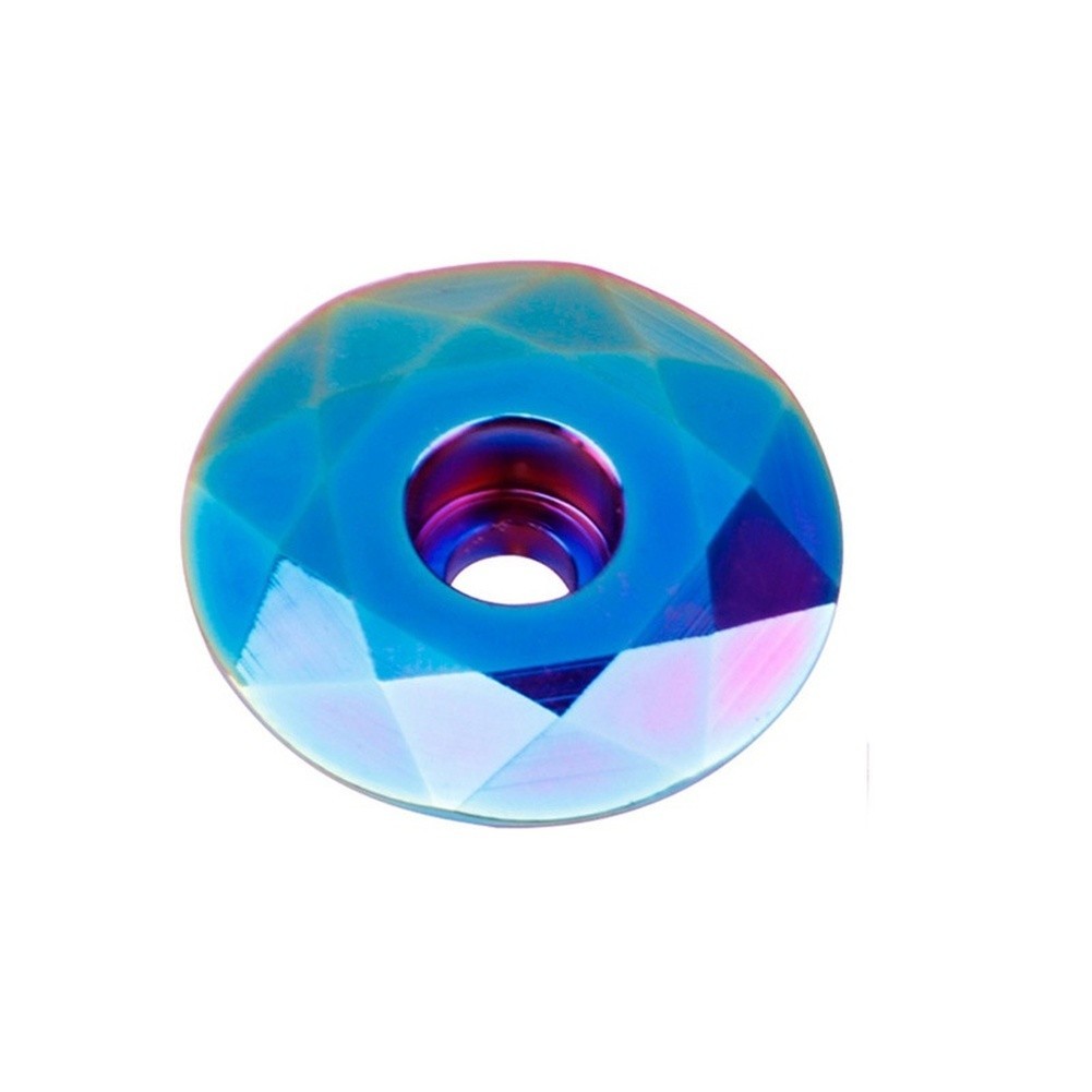 Headset Cap Aluminum For 28.6mm Fork Steerer Tube Bowl Cover with Screws