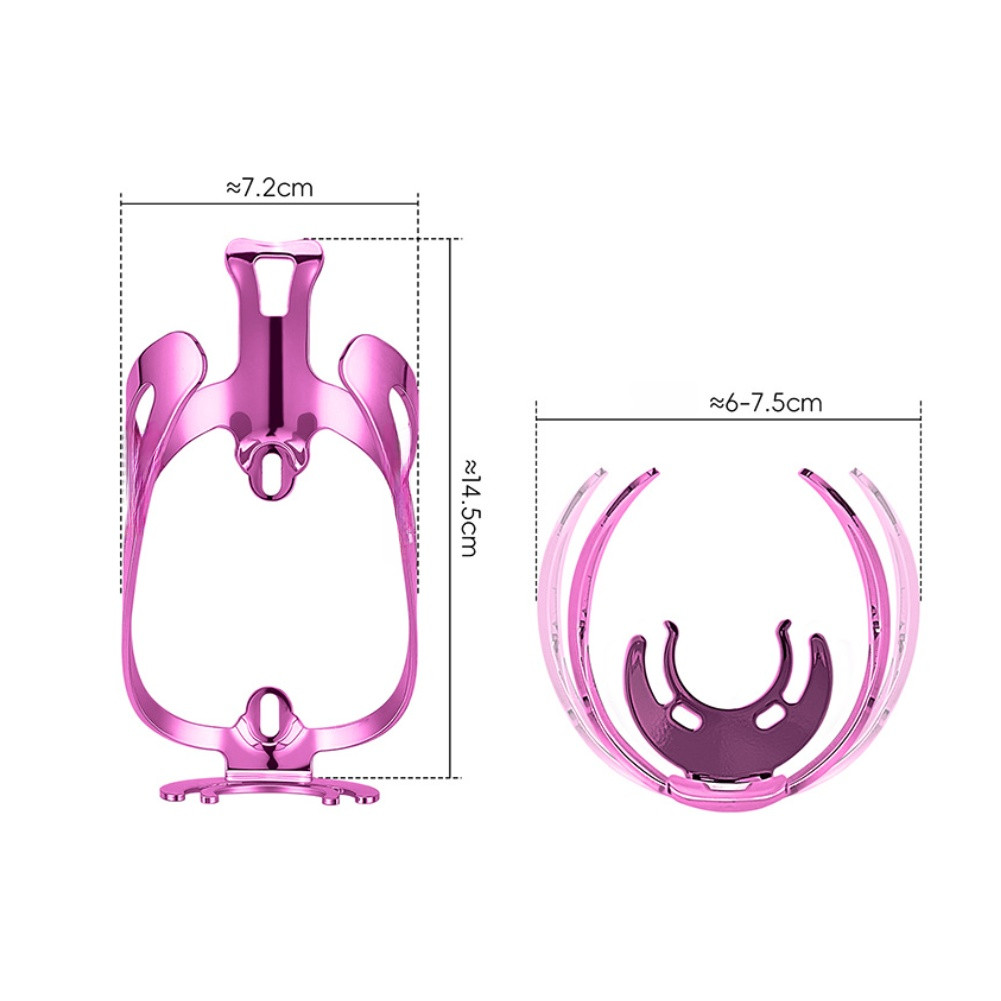 Water Bottle Holder for Bicycle Aluminum Alloy Construction 40g Weight