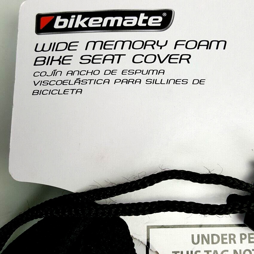 Bikemate Mountain Bike Seat Cover Memory Foam Pad 9.45 x 8.7 Soft Bicicleta