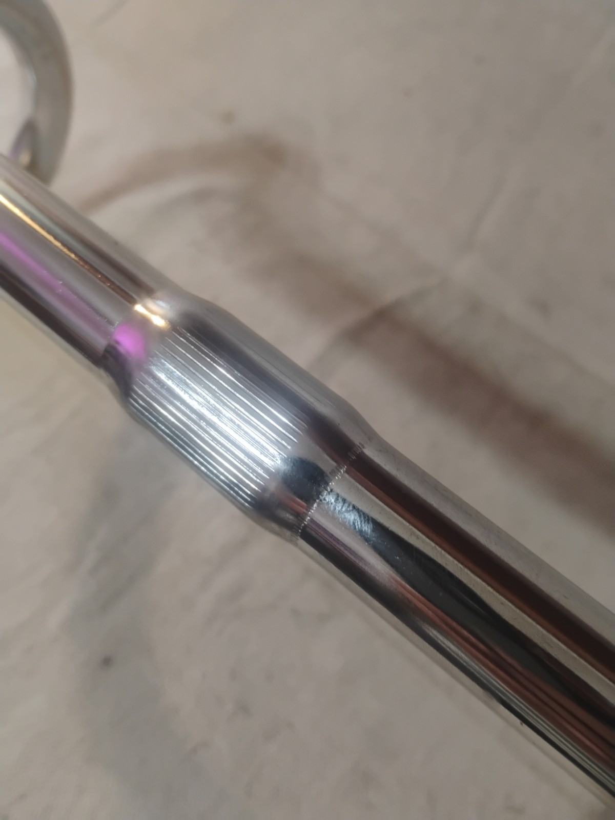 Gently Used Chrome Drop Down Handlebars Unbranded 25.4MM About 17″ Wide