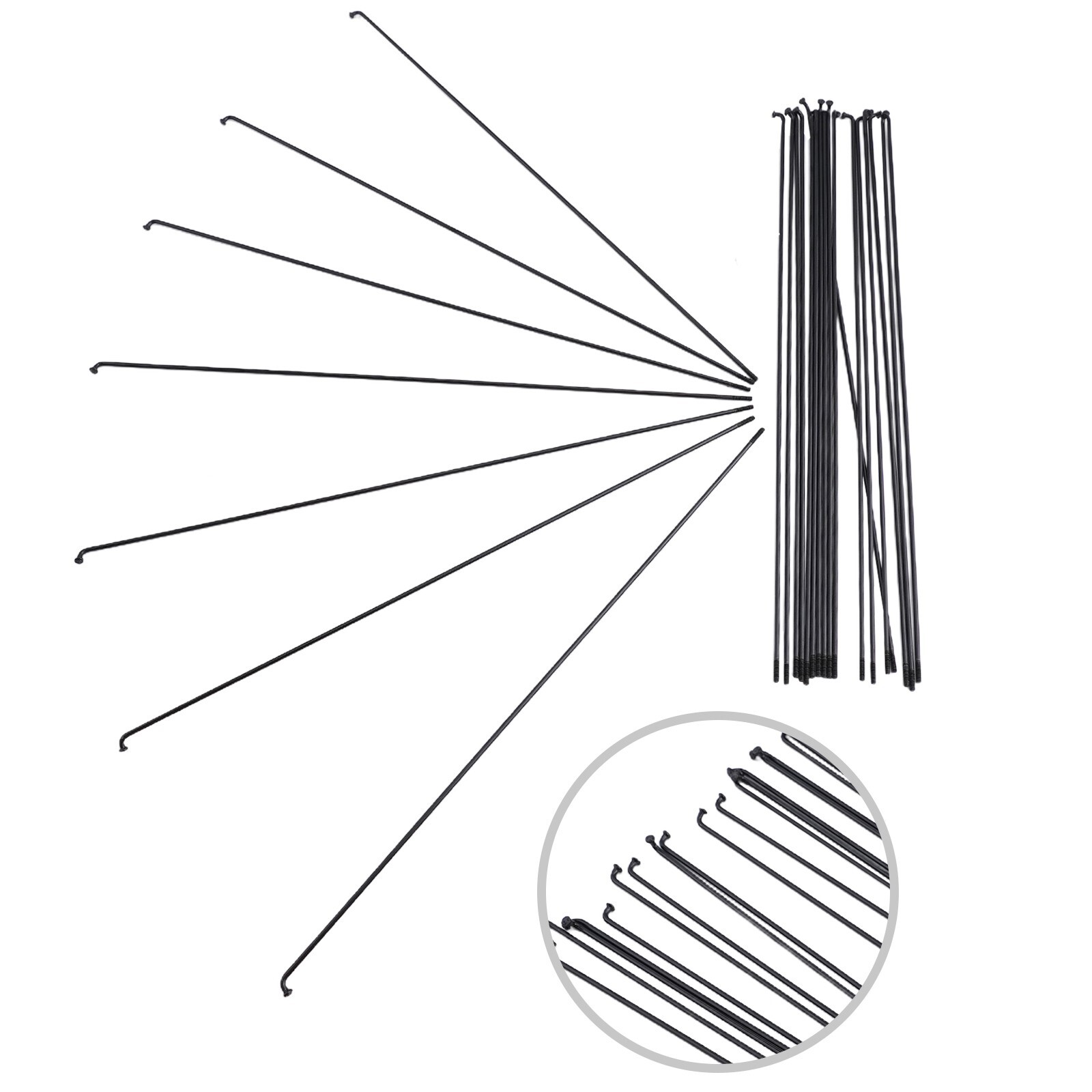 260MM 275MM 289MM MTB bike Steel SPOKES AND NIPPLES 24 pcs for 27.5/26/29er
