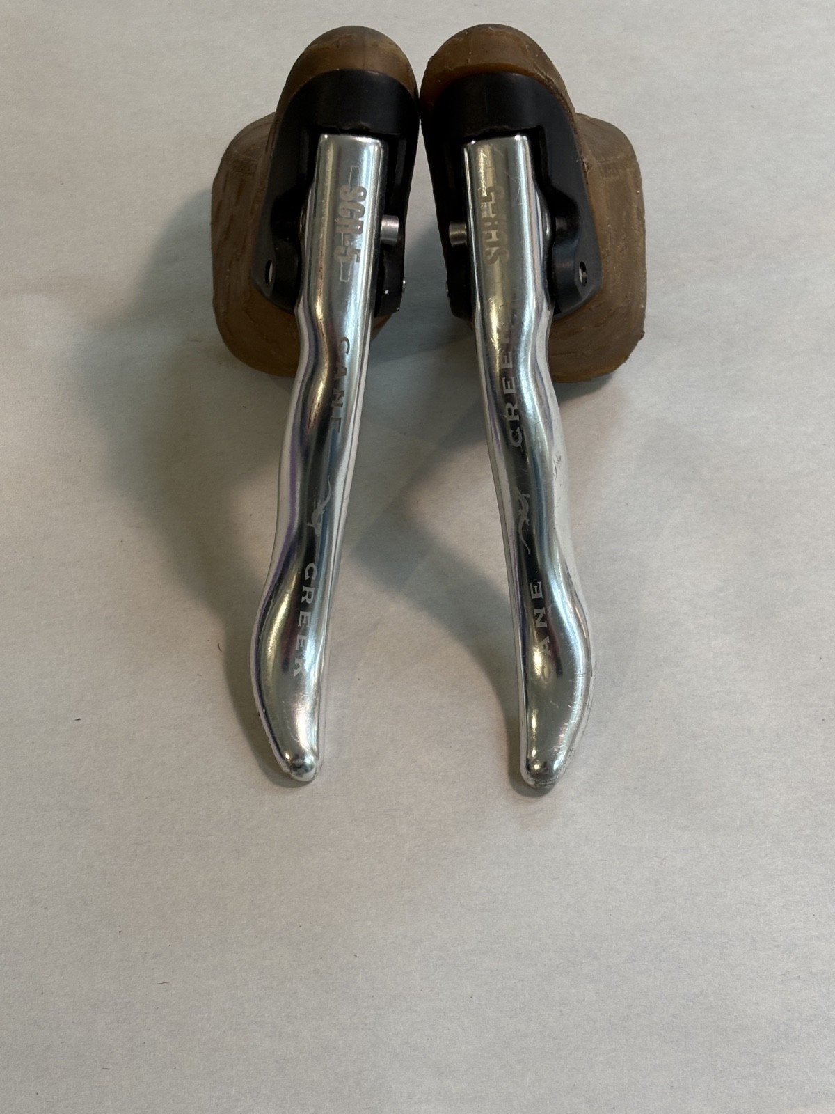 GUM HOODS! Cane Creek SCR5 C Retro Brake Levers Gum Hoods Road Classic Bikes