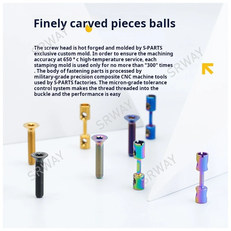 S PARTS Titanium Alloy Integrated handlebar Screw for Bigrock 2nd gen Road Bike