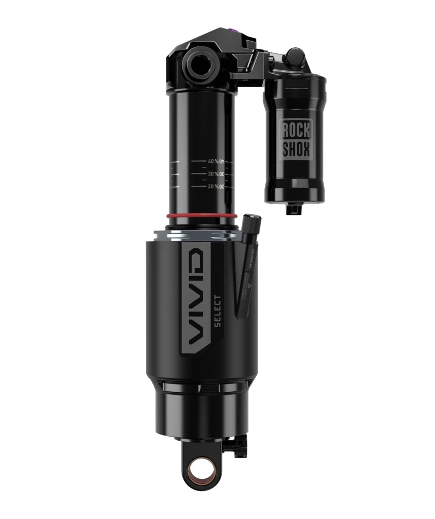 2025 RockShox Vivid Select 225x75mm Trunnion Shock DebonAir Bottom Out